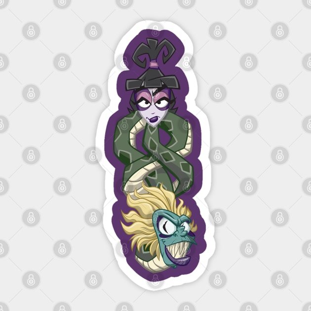 Beetlejuice Dark Mark Sticker by NSaabye